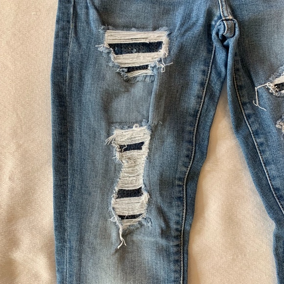 7 for all Mankind Skinny Jeans, Size 24, Medium Blue - Picture 7 of 12